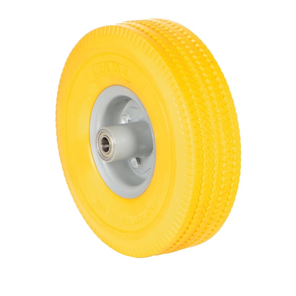 Vestil Yellow Urethance Solid Foam 10 Inch Wheel UFYL-10-WHL-58 - main